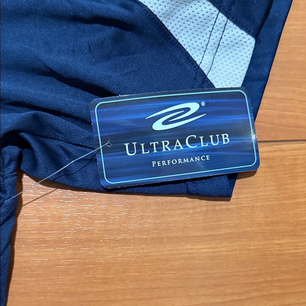 Men's Navy Blue Polo Shirt performance TeP - Picture 4 of 9